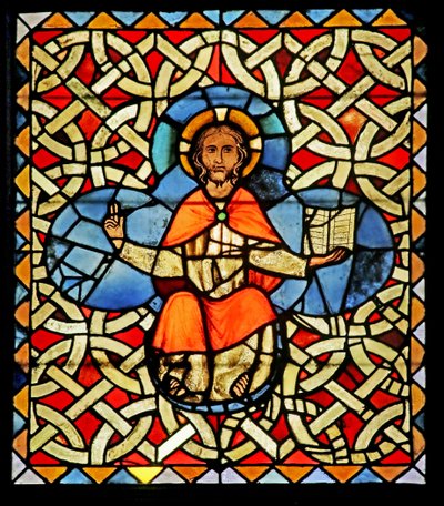 Window depicting Christ by French School
